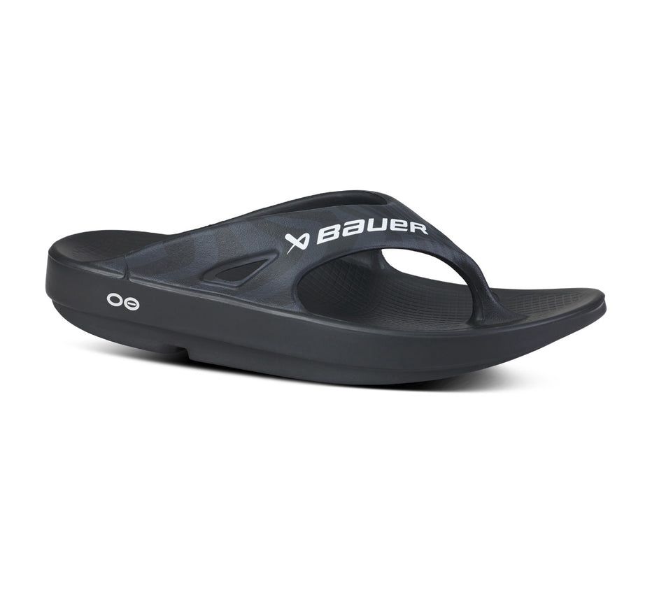 Oofos Men's Bauer Ooriginal Sport - Flip Flops Black ( VGMKZ-9485 )